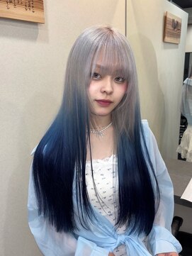 ルーツカラー/デザインカラー/ケアブリーチカラー/姫レイヤー