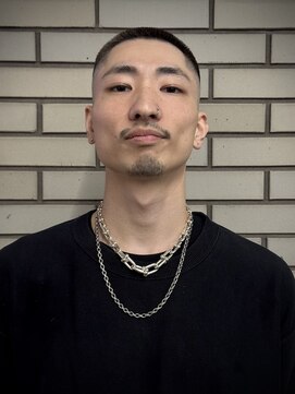 坊主フェード×スキンフェード