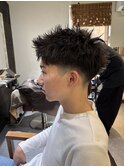 スパイキーショート　仏陀パーマ　ピンパーマ　八王子　八王子駅