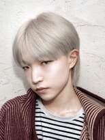 マスカリ(muscali)&nbsp;［香摘］【ホワイト韓国マレットヘア】メンズヘアスタイル