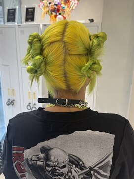 アソビセカンド 原宿(ASOBI 2nd) ダブルカラー/韓国/ブリーチ/ハイトーンカラー/グラデーション