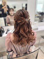 ヘアセット&メイク専門店 カスミ(Kasumi)&nbsp;ハーフアップ