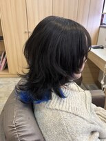 ボーイミーツガール(boy meets girl) インナーカラー×ウルフカット