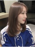 絶妙ベージュ×韓国ミディアムレイヤー☆彡