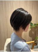20代30代ハンサムショート◎ミニボブ×前下がり小顔ヘア