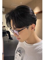 メンズサロン アネロ 名駅(Men's salon anhelo)&nbsp;曲がる縮毛矯正×ニュアンスパーマ×センターパート×名駅