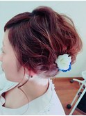 お呼ばれボブのヘアセット★