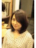 可愛いロブ　　　　【富山市　美容院】