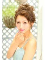 ヘアメイクサロンシャルメ(Hair Make Salon CHARMER)&nbsp;結婚式二次会に♪ルーズ☆お団子スタイルヘアセット