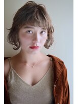 ロロ(ro-ro)&nbsp;【恵比寿roro】イルミナx外ハネボブxアッシュブラウン