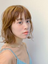 スリーヌーン(THREE noon)&nbsp;20代30代40代◎小顔 無造作カール アッシュベージュ小顔