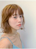 20代30代40代◎小顔 無造作カール アッシュベージュ小顔
