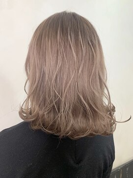 オースト ヘアー ステラ 新宿店(Aust hair Stella) 【椿】ケアブリーチ☆とろみアッシュベージュ