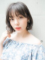 ルティア 池袋(Lutia)&nbsp;ブルージュカラーボブスタイル