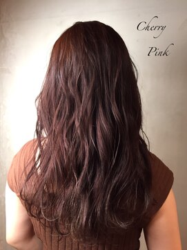 セシルヘアー 京都駅前4号店(Cecil hair) セミロング×チェリーピンク