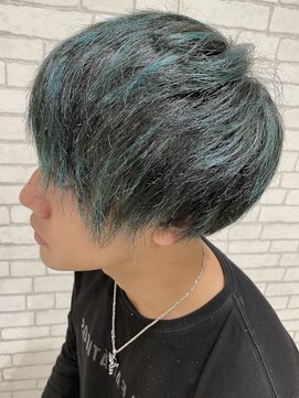 アース 二俣川店(HAIR&MAKE EARTH) ターコイズブルー!
