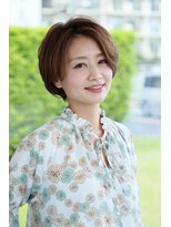 キッカ 朝日ヶ丘(CHICCA) 大人可愛い丸みショートボブ