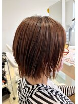 ヘアークラフト アニー 南郷18丁目店(HAIR CRAFT Annie) 毛先軽めショートボブ