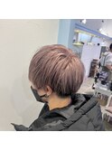 ピンクシルバーカラー