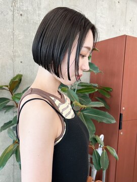 ノエ(noe) 切りっぱなしボブ×ブラウンベージュ