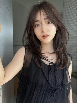 サイン 渋谷(SIGN) レイヤーカットイヤリングカラーインナーカラーケアブリーチ