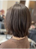 ショートカットショートボブ前下がりボブくびれショート