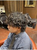 【メンズ】波巻きウルフ