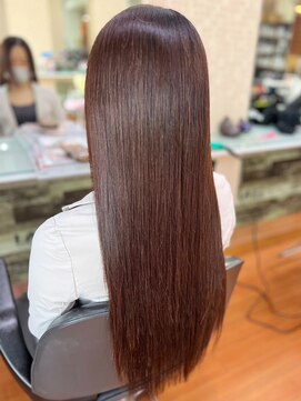 アークスヘアー 30代40代大人可愛い髪質改善カラーラベンダーベージュ透明感