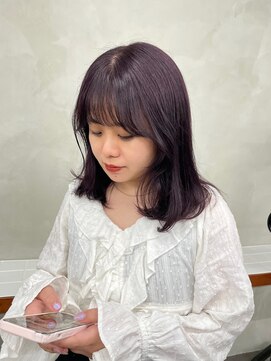 ニコ トウキョウ 渋谷(nico TOKYO) ラベンダー/レイヤーカット/顔まわりレイヤー