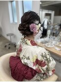 ヘアセット/夏のヘアアレンジ/浴衣ヘア/レイヤーカット/AIRI