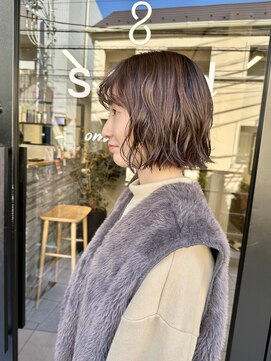 サンド 池袋(sand) ボブパーマ/ニュアンスパーマ/ブラウンカラー