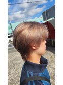 ベージュマッシュウルフ