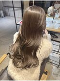ミルクティーベージュホワイトダブルカラーブリーチ新潟万代
