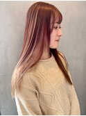 【透明感、抜け感＋ダメージレス】ダメージを最小限に押さえます