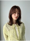 春のふわかわいいミディアムレイヤー