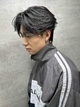 ネクスト 静岡店(NEXT) MEN'S HAIR/ブルーブラック/フェザーショート/フェザーパーマ