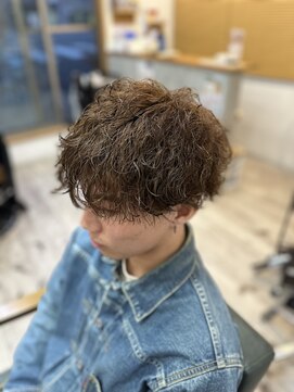 ティーダ(Tidus) 波巻きパーマ＋カラー