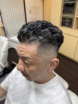 マモル(MAMORU)&nbsp;極道パーマ×ホワイトメッシュ