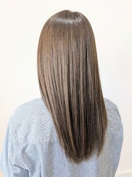 アヤラ オーガニックアンドスパ 東船橋店(AYALA) 【中村のぞみ】オリーブグレージュ/脱白髪染め/透明感カラー