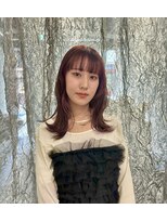 スノッブ HAIR SNOB&nbsp;顔周りレイヤーミディアムスタイル