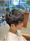 無造作ショートパーマ