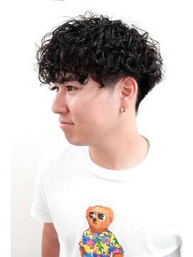 モリゲン フェローシップ レグ(MORIGEN fellowship REGU) メンズカットスキンフェードツーブロックパーマショート0905