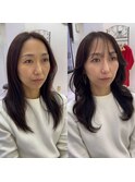 前髪カット・顔周りカットで大変身★レイヤーカットお任せ下さい