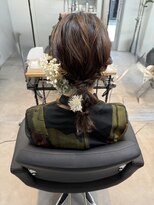 アン 武蔵小杉(un)&nbsp;編み下ろし　シンプル　ゆるふわ　参列者　お呼ばれ　武蔵小杉