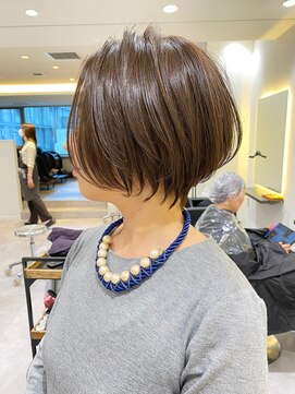 バンプ ギンザ(BUMP GINZA) 30代40代50代絶壁解消白髪ぼかし髪型ハイライト前髪山口