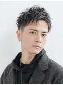 【クールメンズ】垢抜け刈り上げショート×骨格補正×肌映カラー