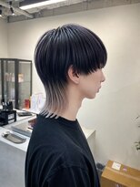 ユニ 江坂(Uni.)&nbsp;メンズウルフ ウルフカット 襟足カラー