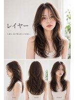 バグズ ヘアデザイン 桔梗が丘店(Baguz HAIR DESIGN) 韓国風顔周りレイヤー×透明感ベージュカラー