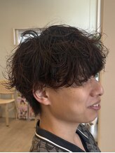 クオーラ(cuaura) ラウンドマッシュ×シャドウパーマ