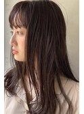 ストレート。自然体。濡れ感。